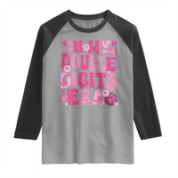 10 Years Old Birthday Girl Raglan Shirt In My Double Digits Era - Wonder Print Shop