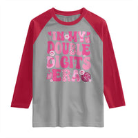 10 Years Old Birthday Girl Raglan Shirt In My Double Digits Era - Wonder Print Shop