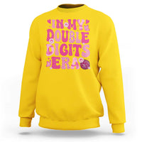 10 Years Old Birthday Girl Sweatshirt In My Double Digits Era - Wonder Print Shop
