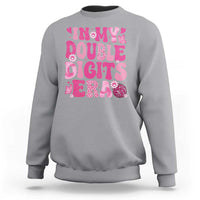 10 Years Old Birthday Girl Sweatshirt In My Double Digits Era - Wonder Print Shop