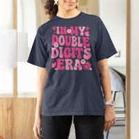 10 Years Old Birthday Girl T Shirt For Women In My Double Digits Era - Wonder Print Shop