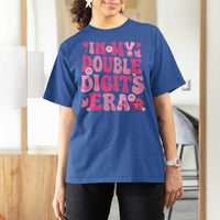 10 Years Old Birthday Girl T Shirt For Women In My Double Digits Era - Wonder Print Shop