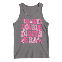 10 Years Old Birthday Girl Tank Top In My Double Digits Era - Wonder Print Shop
