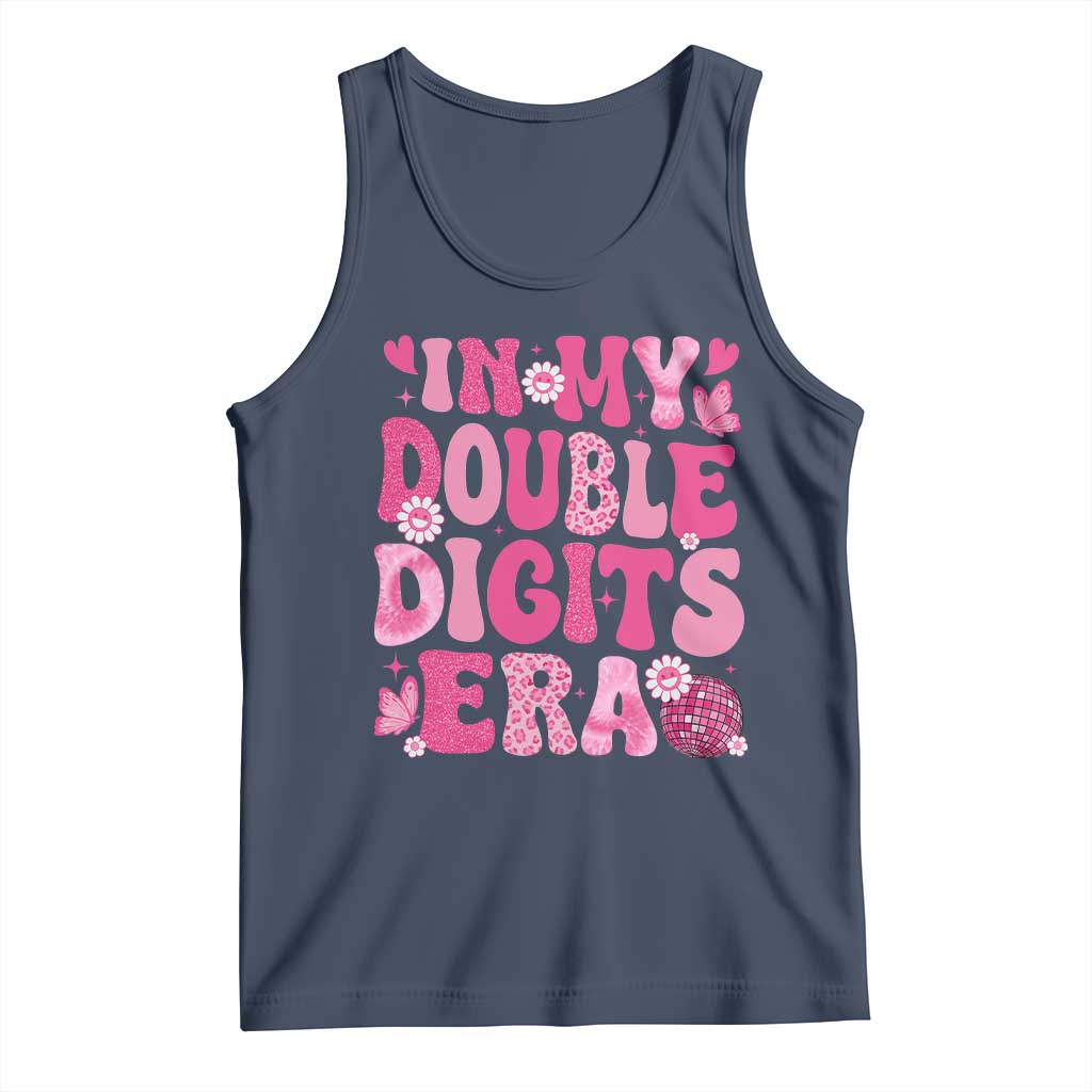 10 Years Old Birthday Girl Tank Top In My Double Digits Era - Wonder Print Shop