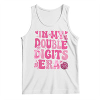 10 Years Old Birthday Girl Tank Top In My Double Digits Era - Wonder Print Shop