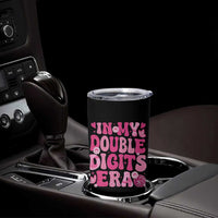 10 Years Old Birthday Girl Tumbler Cup In My Double Digits Era - Wonder Print Shop