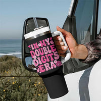 10 Years Old Birthday Girl Tumbler With Handle In My Double Digits Era - Wonder Print Shop