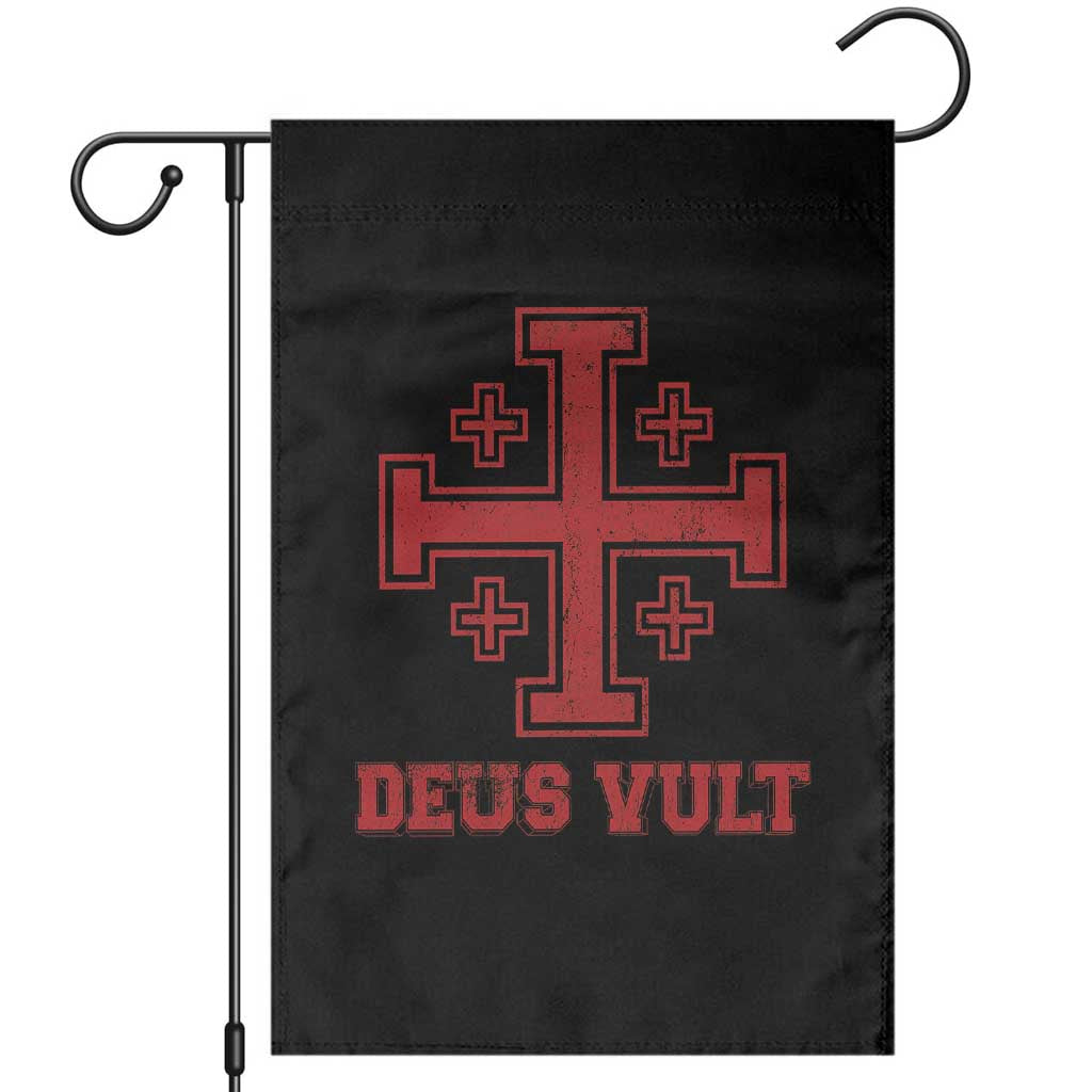 Catholic Knight Templar Crusader Cross Garden Flag - Wonder Print Shop