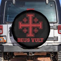 Catholic Knight Templar Crusader Cross Spare Tire Cover - Wonder Print Shop