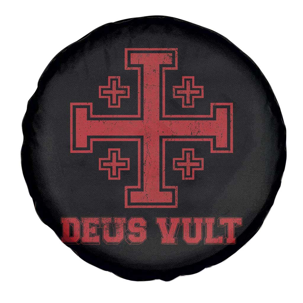 Catholic Knight Templar Crusader Cross Spare Tire Cover - Wonder Print Shop
