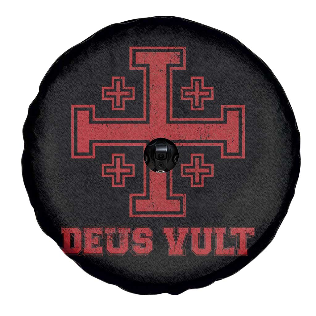 Catholic Knight Templar Crusader Cross Spare Tire Cover - Wonder Print Shop