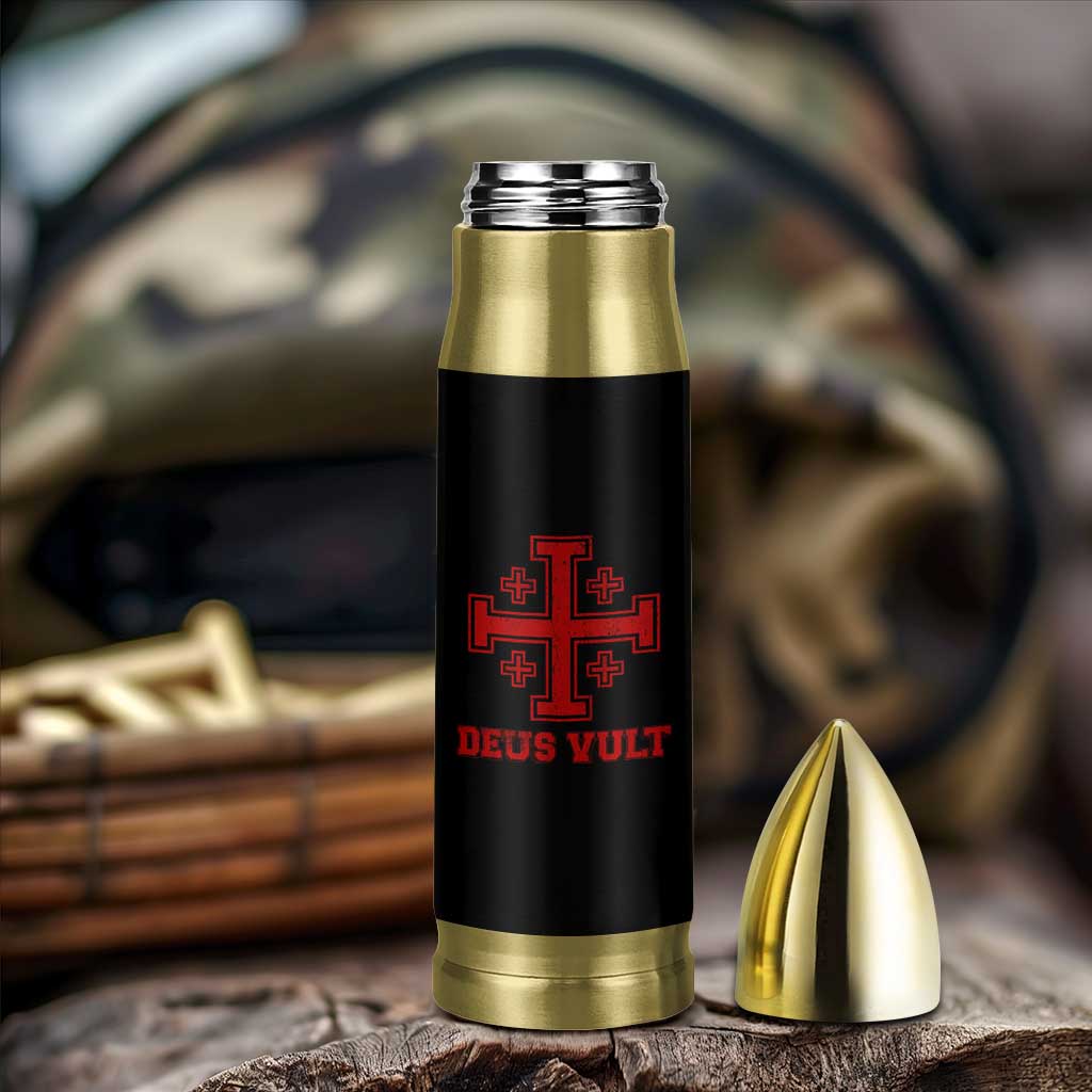 Catholic Knight Templar Crusader Cross Bullet Tumbler - Wonder Print Shop