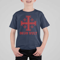 Catholic Knight Templar Crusader Cross T Shirt For Kid - Wonder Print Shop