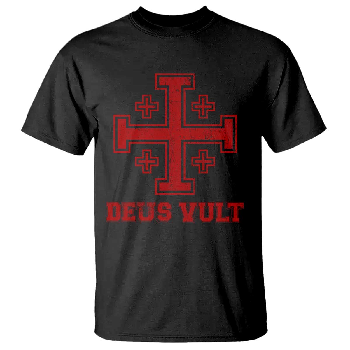 Catholic Knight Templar Crusader Cross T Shirt - Wonder Print Shop