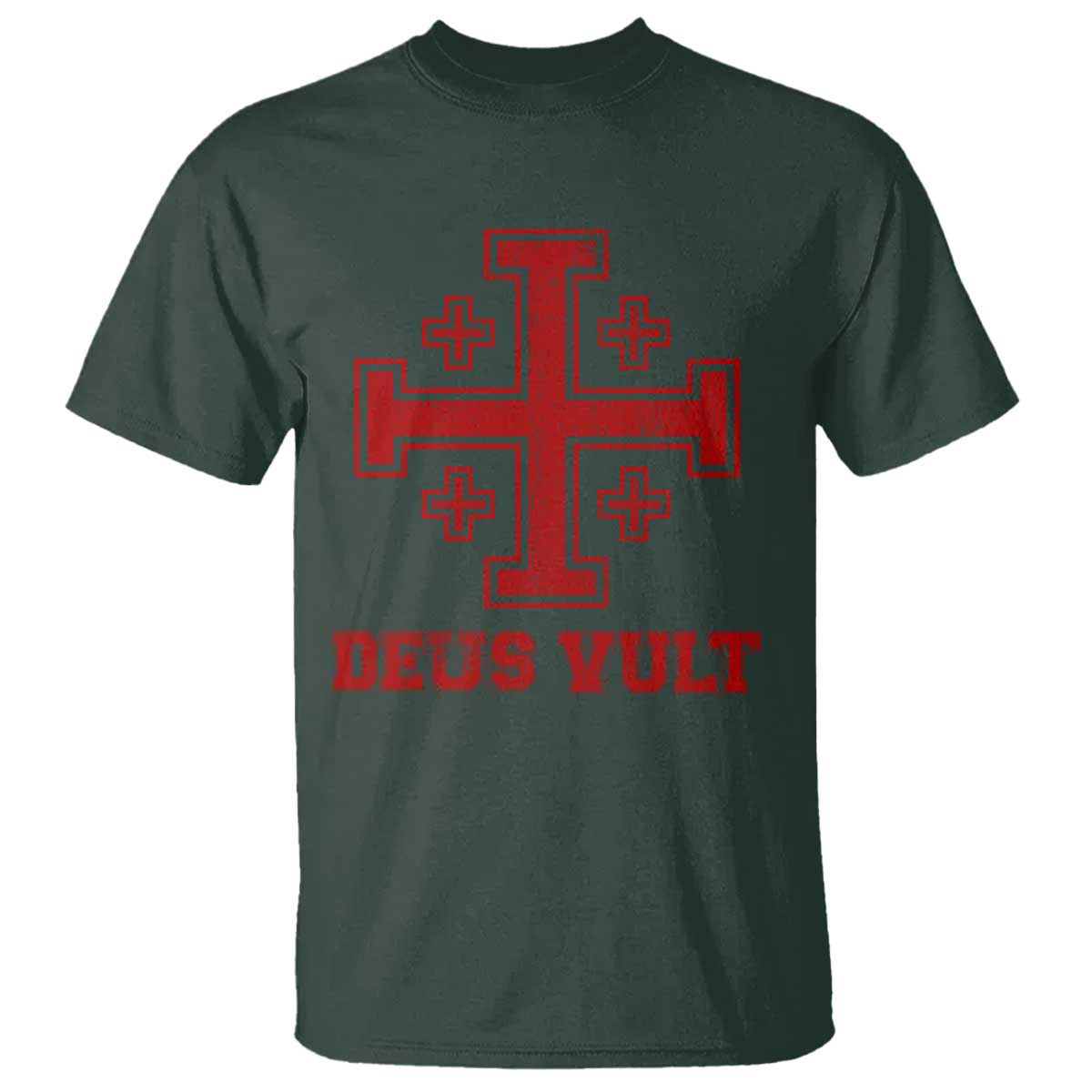 Catholic Knight Templar Crusader Cross T Shirt - Wonder Print Shop
