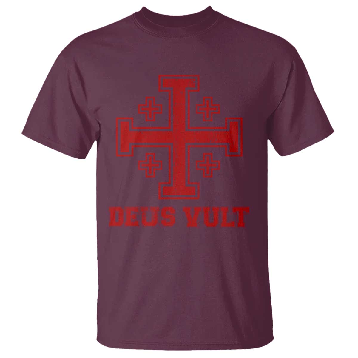Catholic Knight Templar Crusader Cross T Shirt - Wonder Print Shop