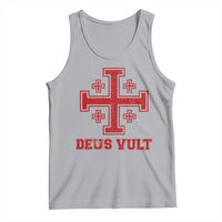 Catholic Knight Templar Crusader Cross Tank Top - Wonder Print Shop