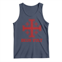 Catholic Knight Templar Crusader Cross Tank Top - Wonder Print Shop