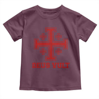 Catholic Knight Templar Crusader Cross Toddler T Shirt - Wonder Print Shop