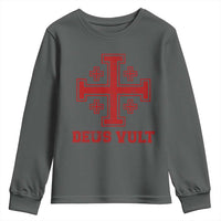 Catholic Knight Templar Crusader Cross Youth Sweatshirt - Wonder Print Shop