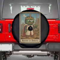 Funny Knight Meme Spare Tire Cover Vintage Pepe Frog Templar Crusader Fren Soldier - Wonder Print Shop