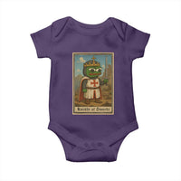 Funny Knight Meme Baby Onesie Vintage Pepe Frog Templar Crusader Fren Soldier - Wonder Print Shop