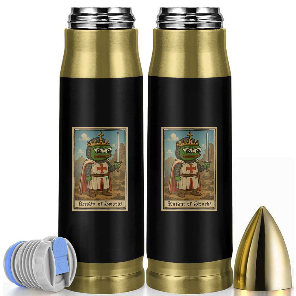 Funny Knight Meme Bullet Tumbler Vintage Pepe Frog Templar Crusader Fren Soldier - Wonder Print Shop