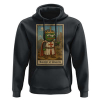 Funny Knight Meme Hoodie Vintage Pepe Frog Templar Crusader Fren Soldier - Wonder Print Shop