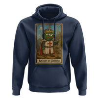 Funny Knight Meme Hoodie Vintage Pepe Frog Templar Crusader Fren Soldier - Wonder Print Shop