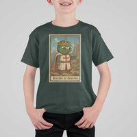 Funny Knight Meme T Shirt For Kid Vintage Pepe Frog Templar Crusader Fren Soldier - Wonder Print Shop