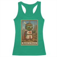 Funny Knight Meme Racerback Tank Top Vintage Pepe Frog Templar Crusader Fren Soldier - Wonder Print Shop