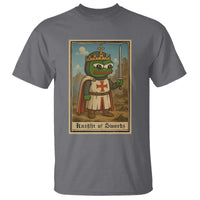 Funny Knight Meme T Shirt Vintage Pepe Frog Templar Crusader Fren Soldier - Wonder Print Shop