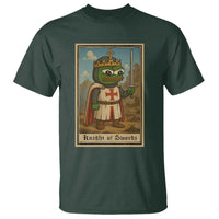 Funny Knight Meme T Shirt Vintage Pepe Frog Templar Crusader Fren Soldier - Wonder Print Shop