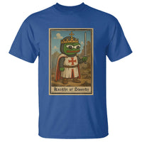 Funny Knight Meme T Shirt Vintage Pepe Frog Templar Crusader Fren Soldier - Wonder Print Shop