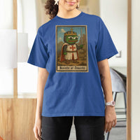 Funny Knight Meme T Shirt For Women Vintage Pepe Frog Templar Crusader Fren Soldier - Wonder Print Shop