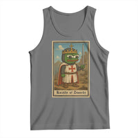 Funny Knight Meme Tank Top Vintage Pepe Frog Templar Crusader Fren Soldier - Wonder Print Shop