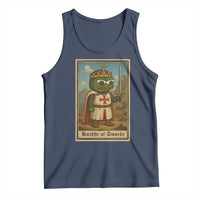 Funny Knight Meme Tank Top Vintage Pepe Frog Templar Crusader Fren Soldier - Wonder Print Shop