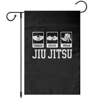 Funny BJJ Garden Flag Toque Soco Rola Brazilian Jiu Jitsu - Wonder Print Shop
