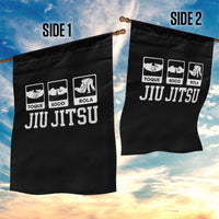 Funny BJJ Garden Flag Toque Soco Rola Brazilian Jiu Jitsu - Wonder Print Shop