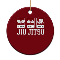Funny BJJ Ceramic Ornament Toque Soco Rola Brazilian Jiu Jitsu - Wonder Print Shop