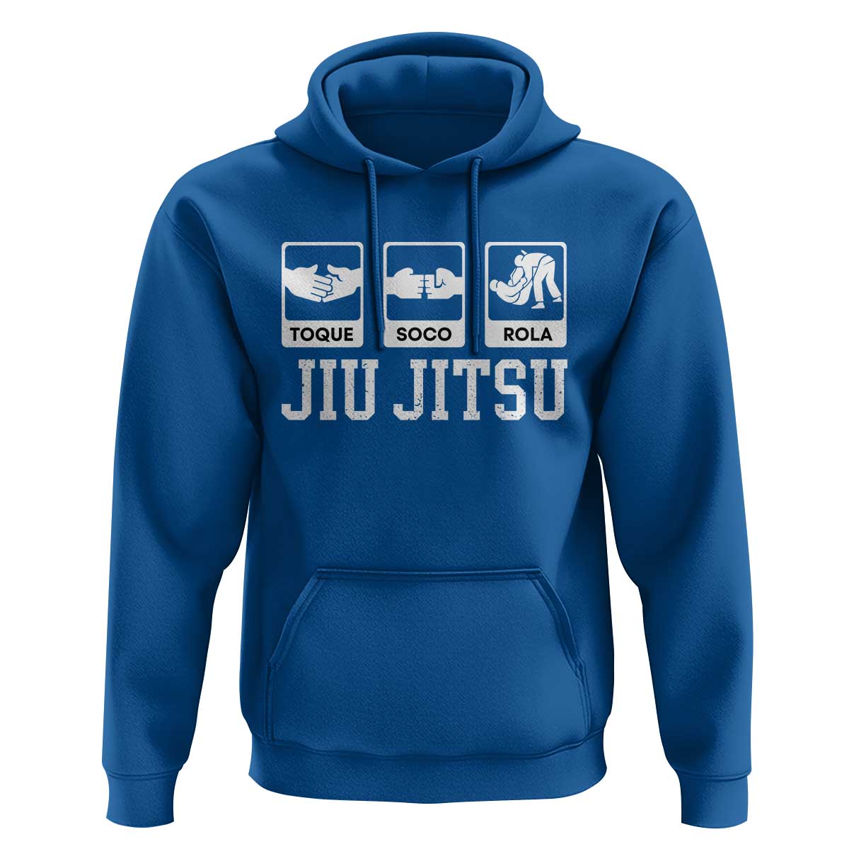 Funny BJJ Hoodie Toque Soco Rola Brazilian Jiu Jitsu - Wonder Print Shop