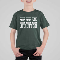 Funny BJJ T Shirt For Kid Toque Soco Rola Brazilian Jiu Jitsu - Wonder Print Shop