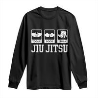 Funny BJJ Long Sleeve Shirt Toque Soco Rola Brazilian Jiu Jitsu - Wonder Print Shop