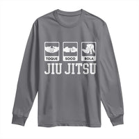 Funny BJJ Long Sleeve Shirt Toque Soco Rola Brazilian Jiu Jitsu - Wonder Print Shop