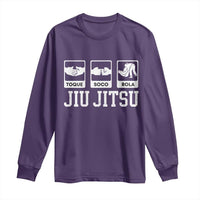 Funny BJJ Long Sleeve Shirt Toque Soco Rola Brazilian Jiu Jitsu - Wonder Print Shop