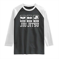 Funny BJJ Raglan Shirt Toque Soco Rola Brazilian Jiu Jitsu - Wonder Print Shop