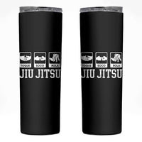 Funny BJJ Skinny Tumbler Toque Soco Rola Brazilian Jiu Jitsu - Wonder Print Shop