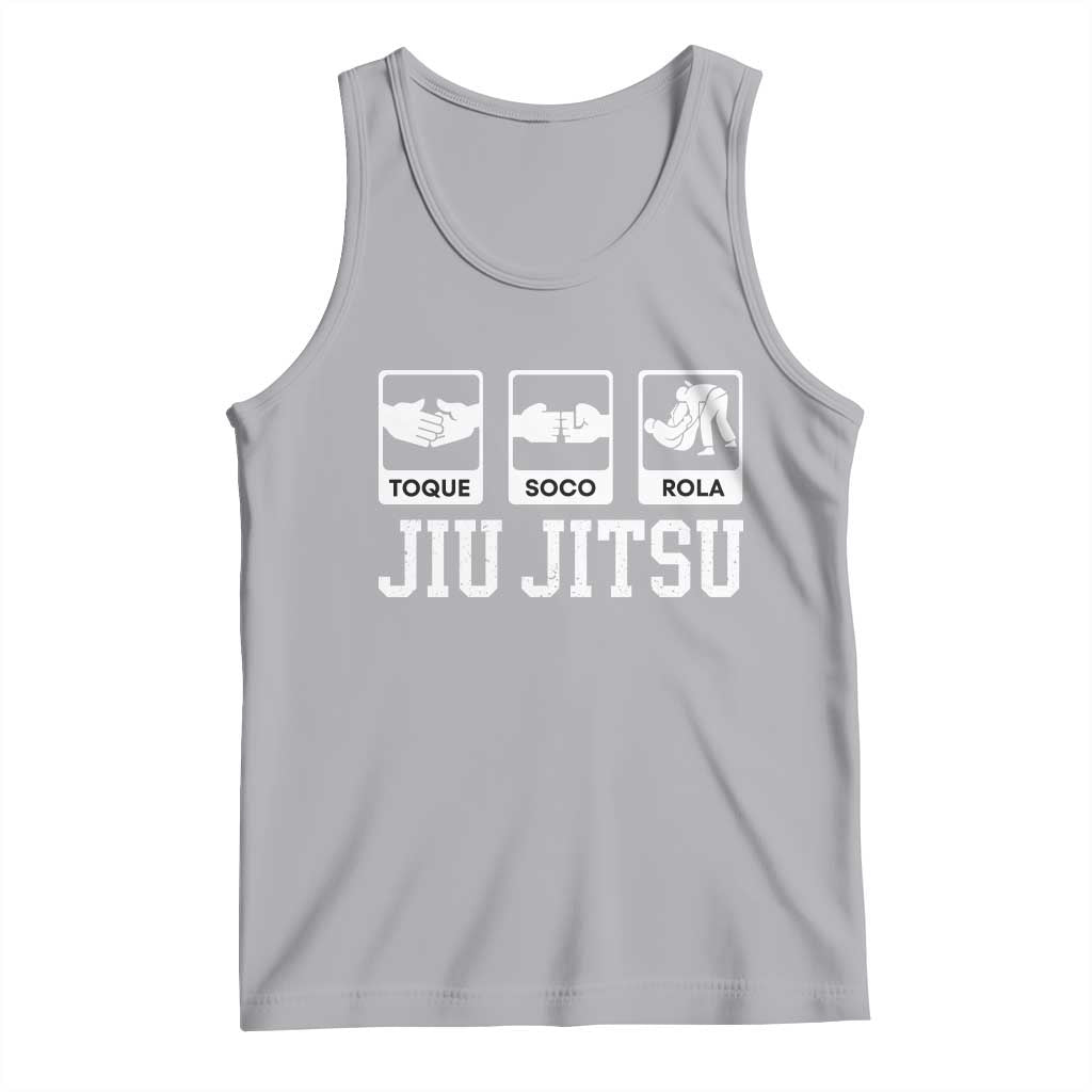 Funny BJJ Tank Top Toque Soco Rola Brazilian Jiu Jitsu - Wonder Print Shop