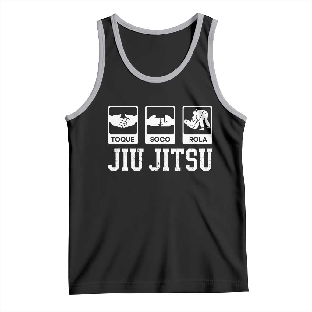 Funny BJJ Tank Top Toque Soco Rola Brazilian Jiu Jitsu - Wonder Print Shop