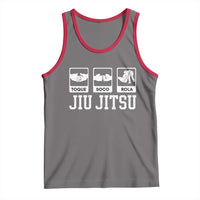 Funny BJJ Tank Top Toque Soco Rola Brazilian Jiu Jitsu - Wonder Print Shop